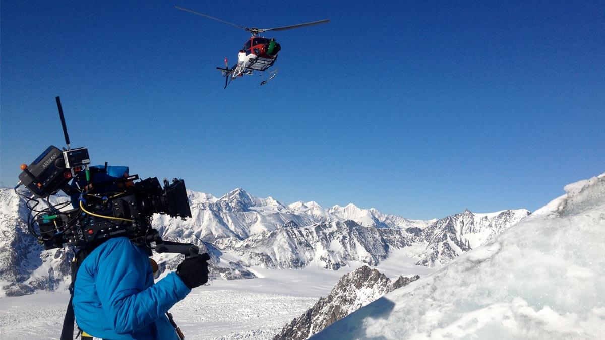 Alaska Mountain and Glacier Filming