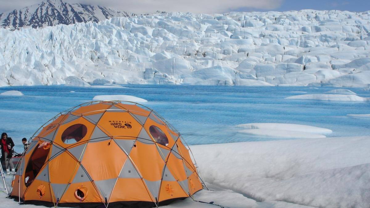 Luxury Glamping on an Alaska Glacier