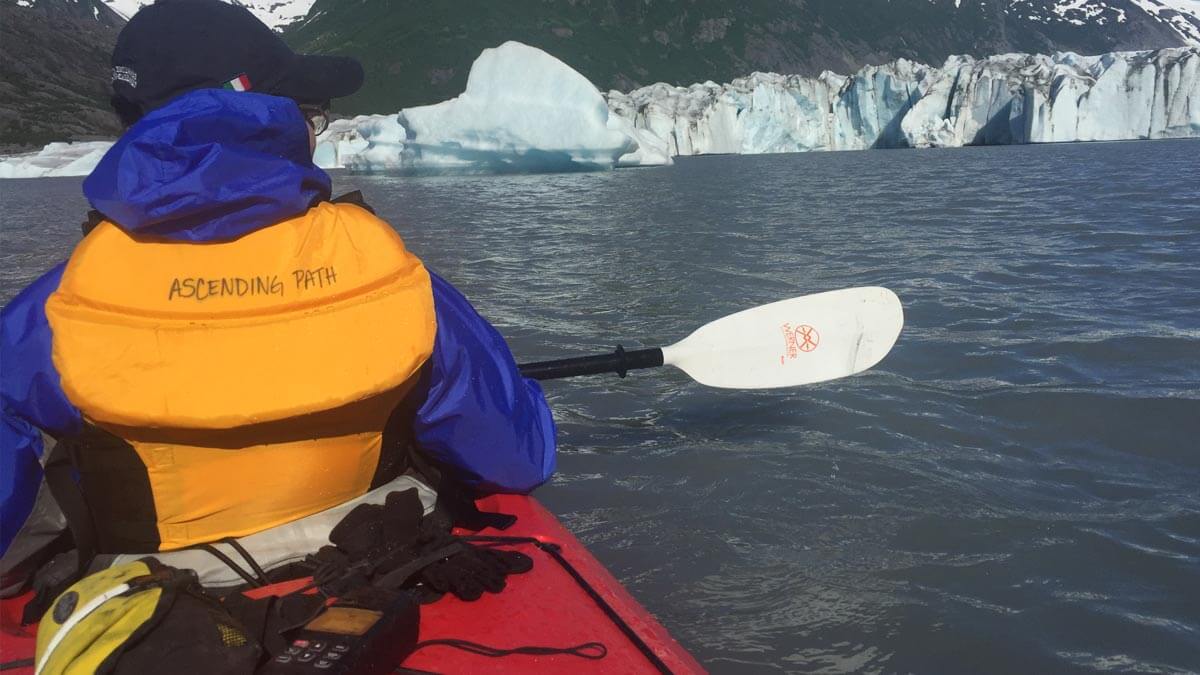 Spencer Lake Kayaking near Girdwood, Alaska