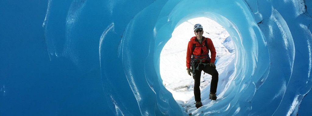 Alaska Glacier Ice Cave Exploration