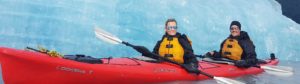 Iceberg Kayaking in Alaska at Spencer Glacier